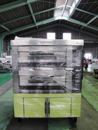 売却済み　三幸機械㈱　Kamado　2枚2段　縦差し　オーブン