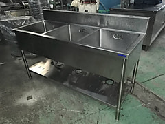 マルゼン　3槽シンク