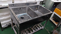 2槽シンク　W1,000×D600×H800